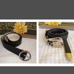 black belts - Steve Madden and western style belt